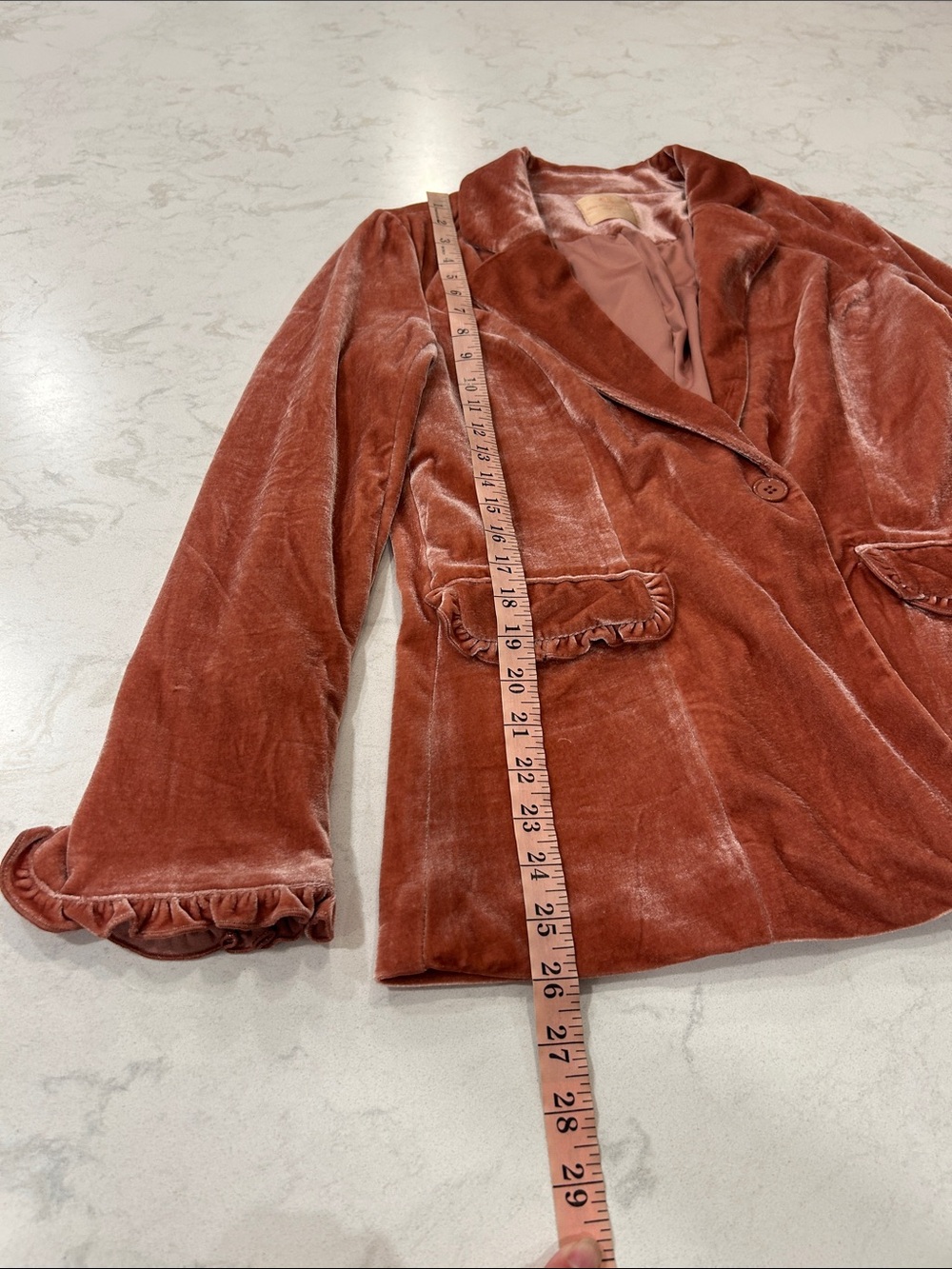 NWT Love for Humanity Couture Velvet Blazer Medium - Picture 5 of 8